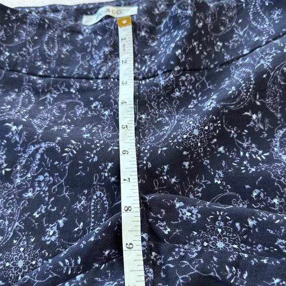 S.C. & CO. Women's Blue Pull On Stretch Rayon Blend Bermuda Shorts Size 10 - Picture 7 of 11